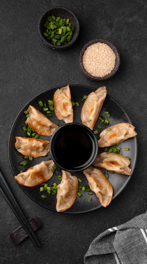 sashimi japonés de gambas