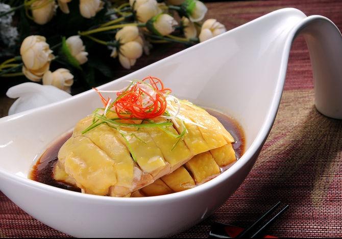 POLLO CON ACEITE DE CEBOLLINO